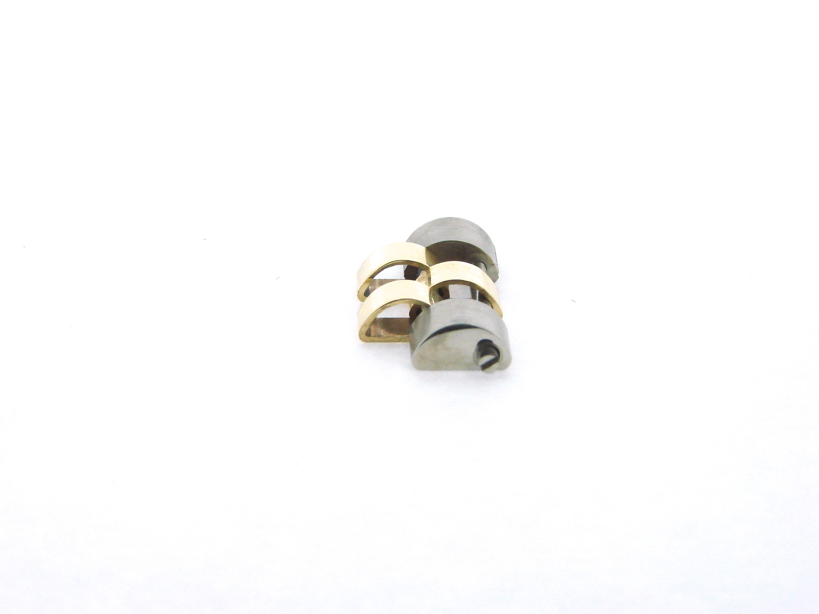 1 (ONE) Aftermarket 2Tone 10k Yellow Gold & Steel Watch Link for Mens Rolex