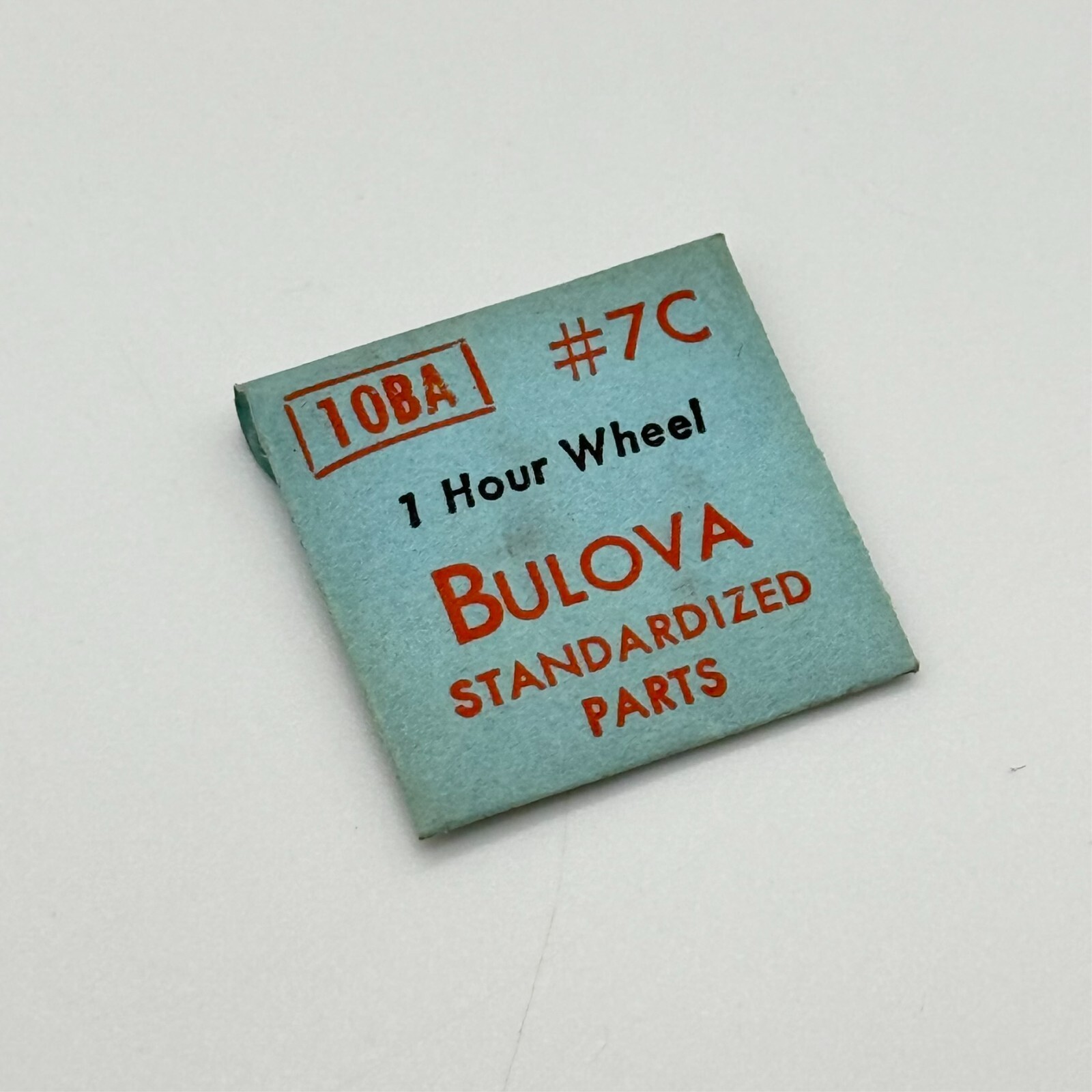 NOS Genuine BULOVA Standardized Caliber 10BA Part Number 7C, 1 Hour Wheel