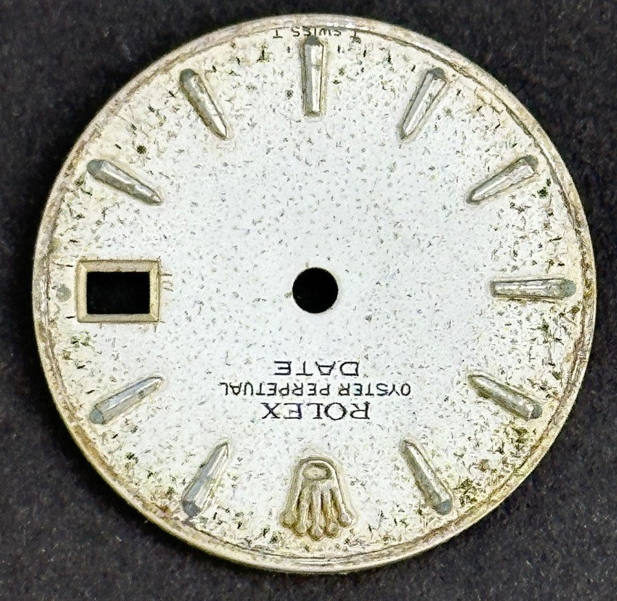 Vintage Rolex Oyster Perpertual Date Watch Dial For 26mm Case 6517 6519 6917