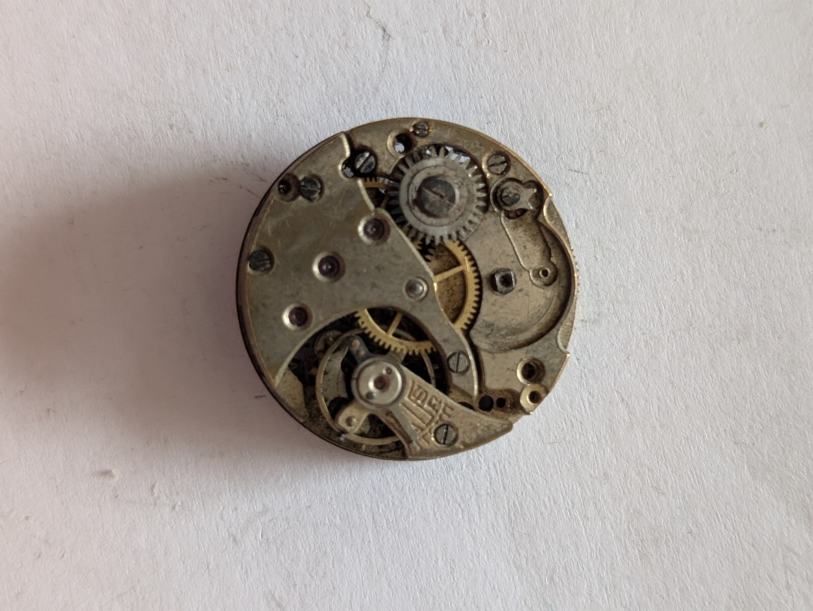 Vintage Cupillard 233 Mechanical Watch Movement (Untested)