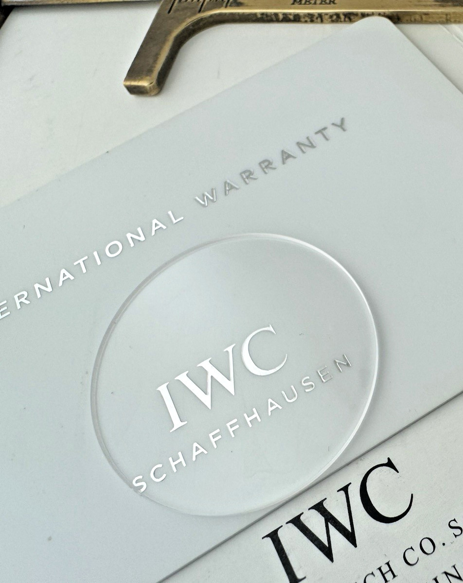 IWC/PORSCHE WATCH BLACK REF 3551 SAPPHIRE CRYSTAL 31MM NEW RARE OEM SWISS