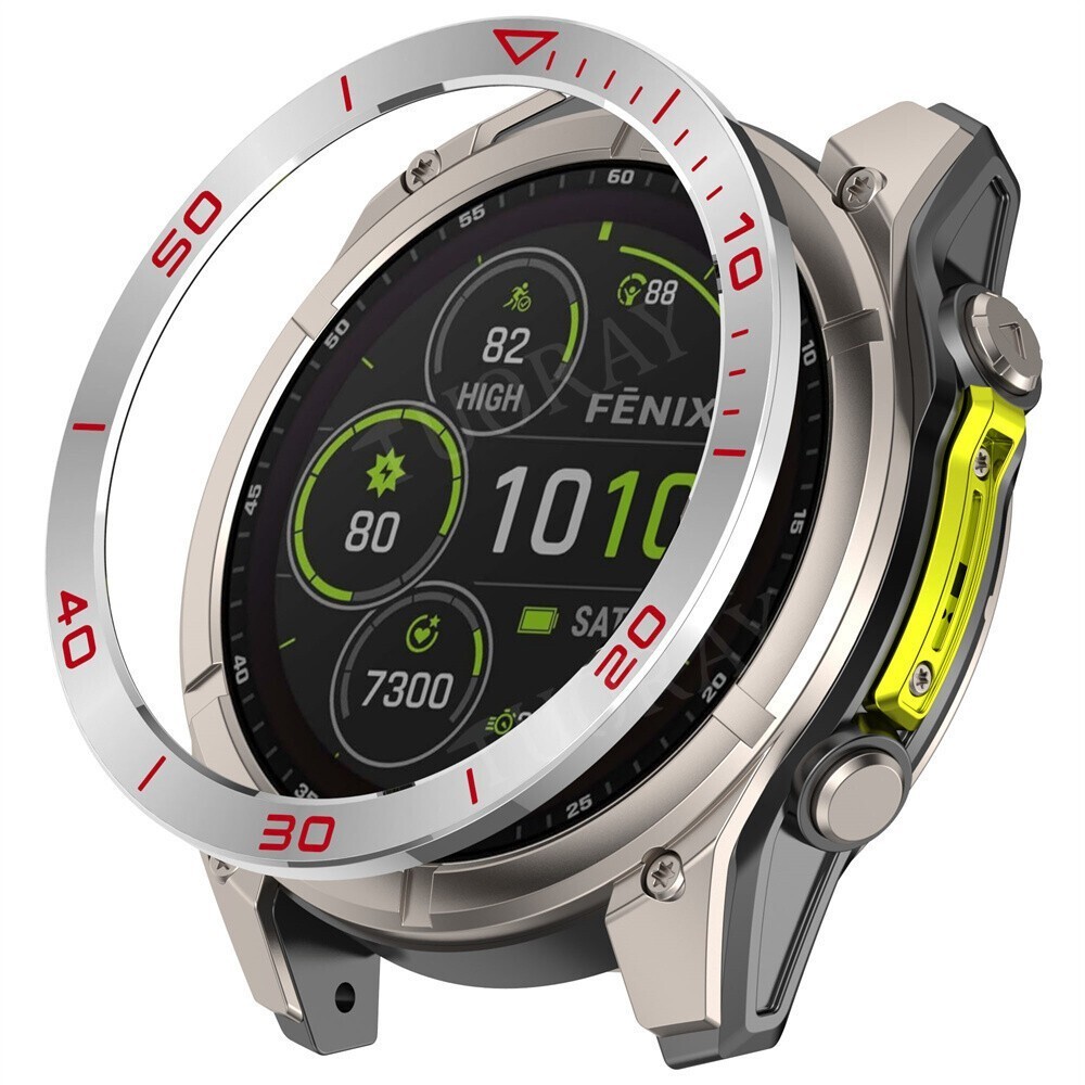 Bezel Frame Ring Metal Watch Case Cover Bumper For Garmin Fenix 8 43mm 47mm 51mm