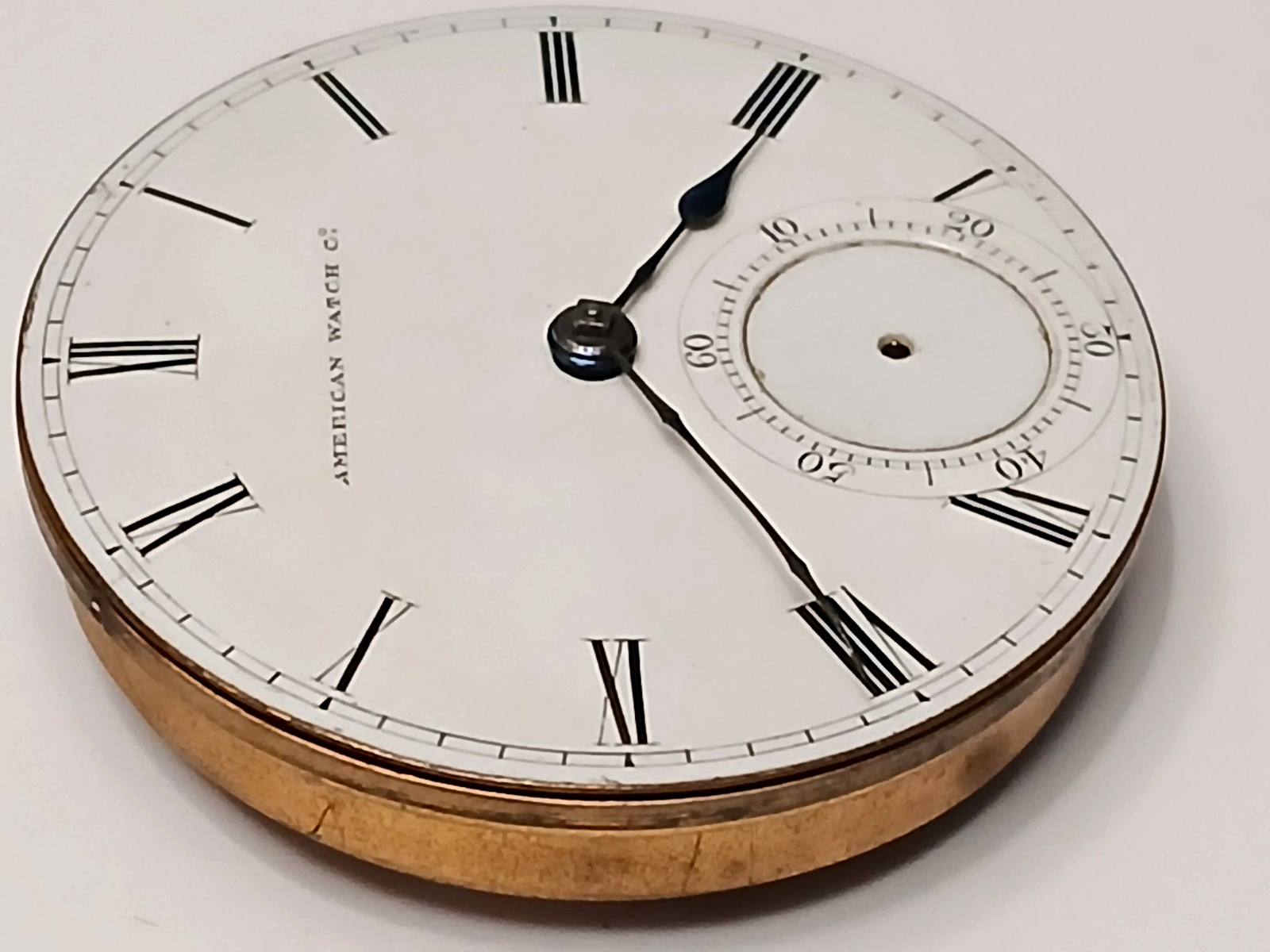 18 size Waltham William Ellery Model 1857 pocket watch movement. Parts-Repair