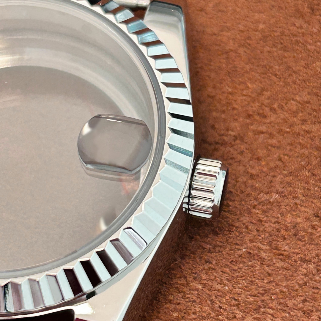 36mm Watch Case 10ATM Fluted Steel Mod Part Sapphire for NH35 NH36 Movement US