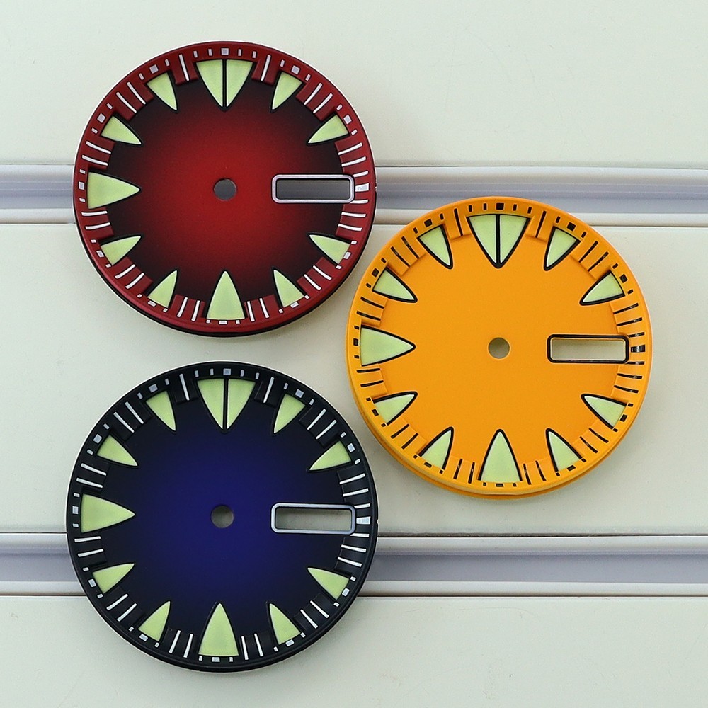 28.5mm Fashion Dial Metal Luminous For Watch Case Seiko NH34 NH36 NH38 Movement