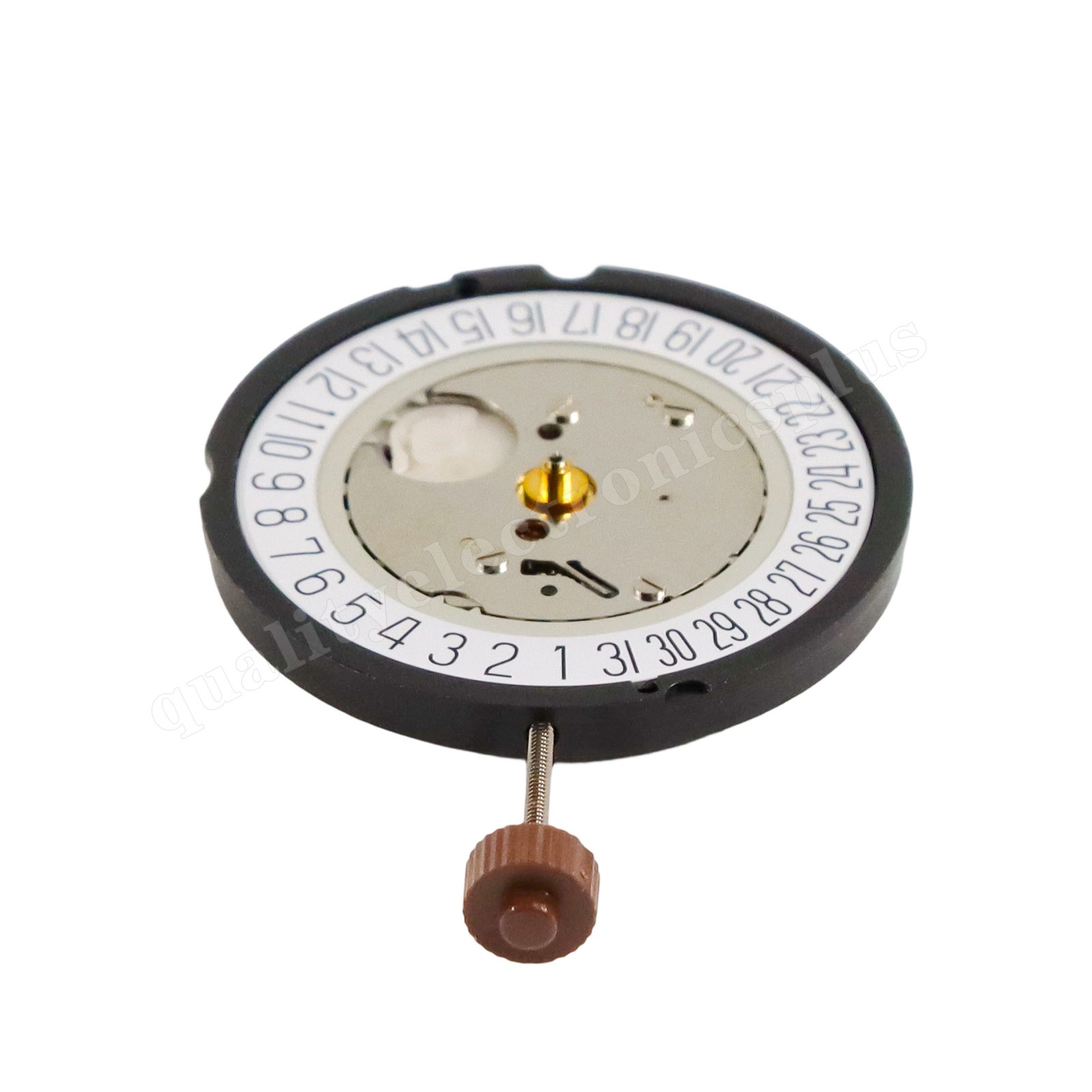 Date at 3 o’clock 3 Hands Movement Height 2 For Ronda 515 Quartz Movement Watch