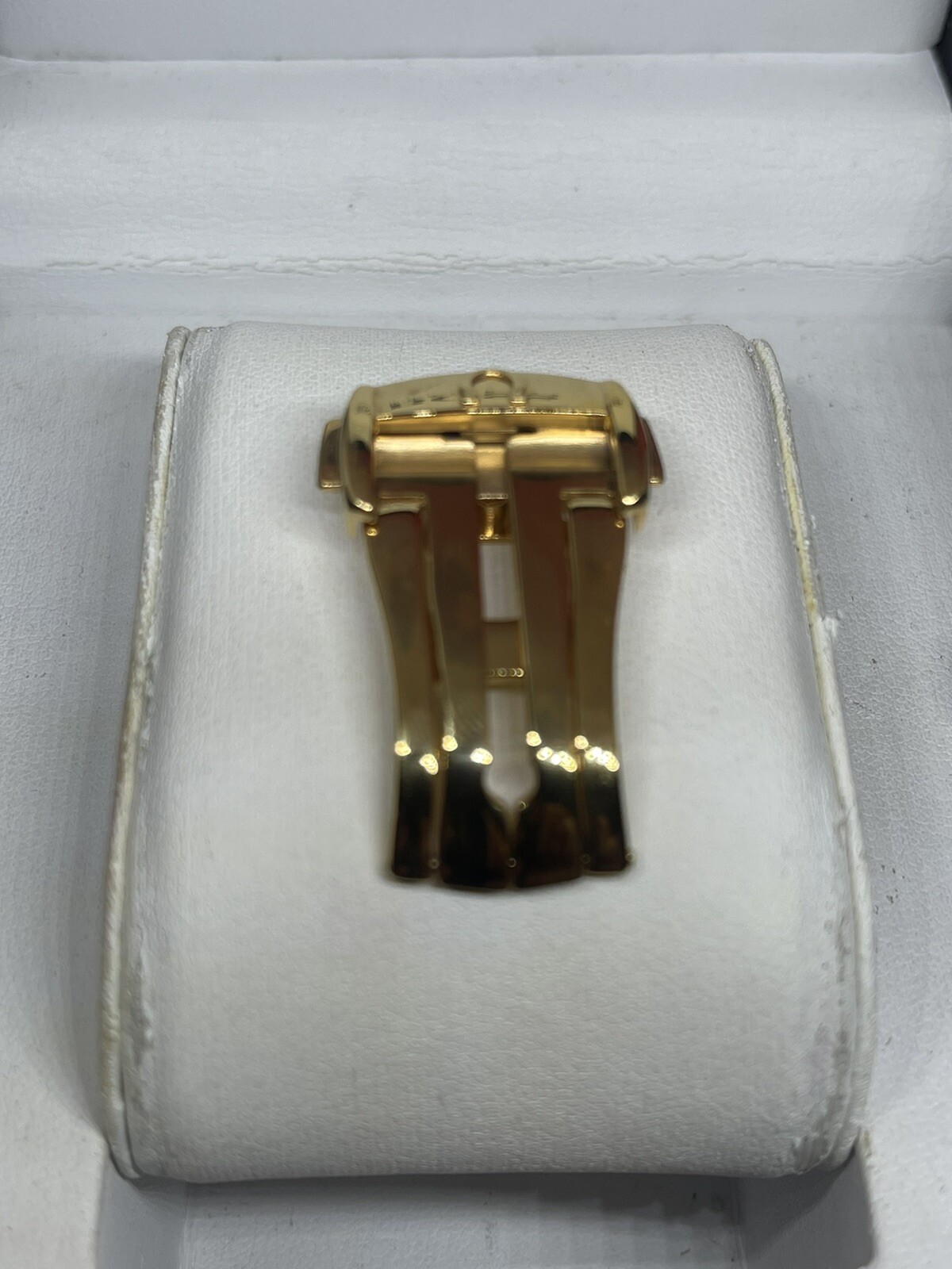 Beautiful New 18mm For OMEGA yellow Gold Plated Deployment Buckle