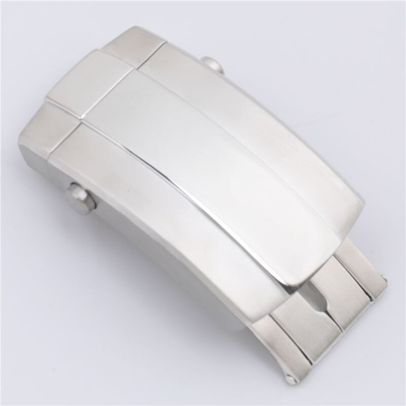18mm Slider Glide Folding Buckle Deployment Clasp Fits Breitling Watch Band