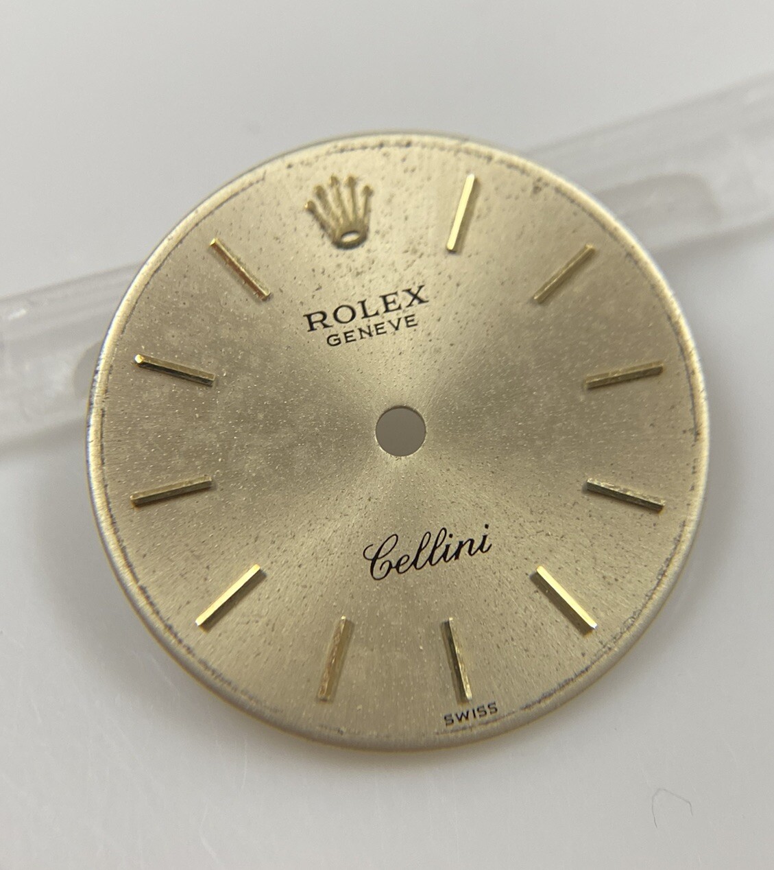 Original Rolex Cellini Caliber 1602 20mm Gold Dial