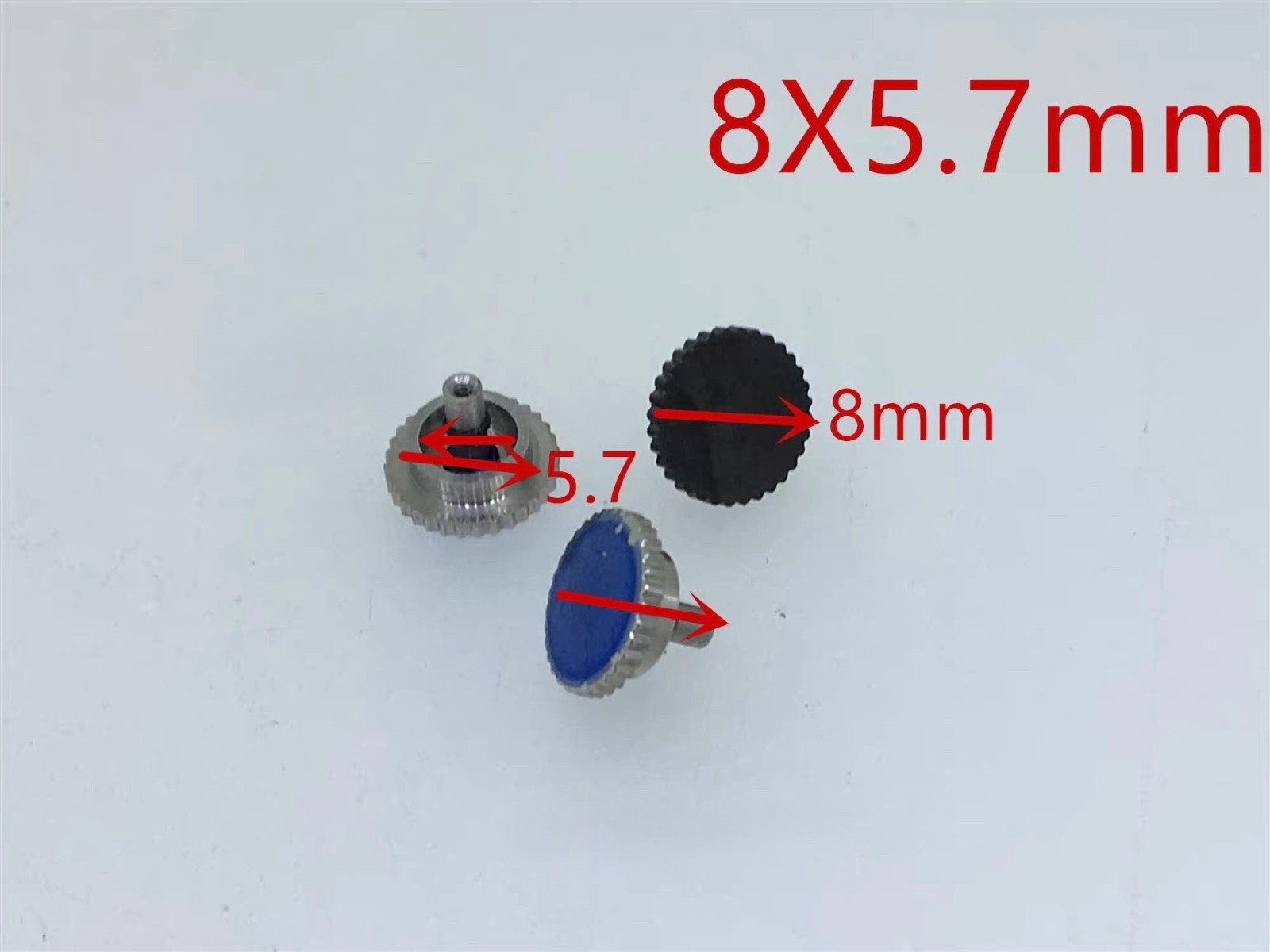 Replacement Watch Crown 8×5.7mm For Panerai Automatic Watch