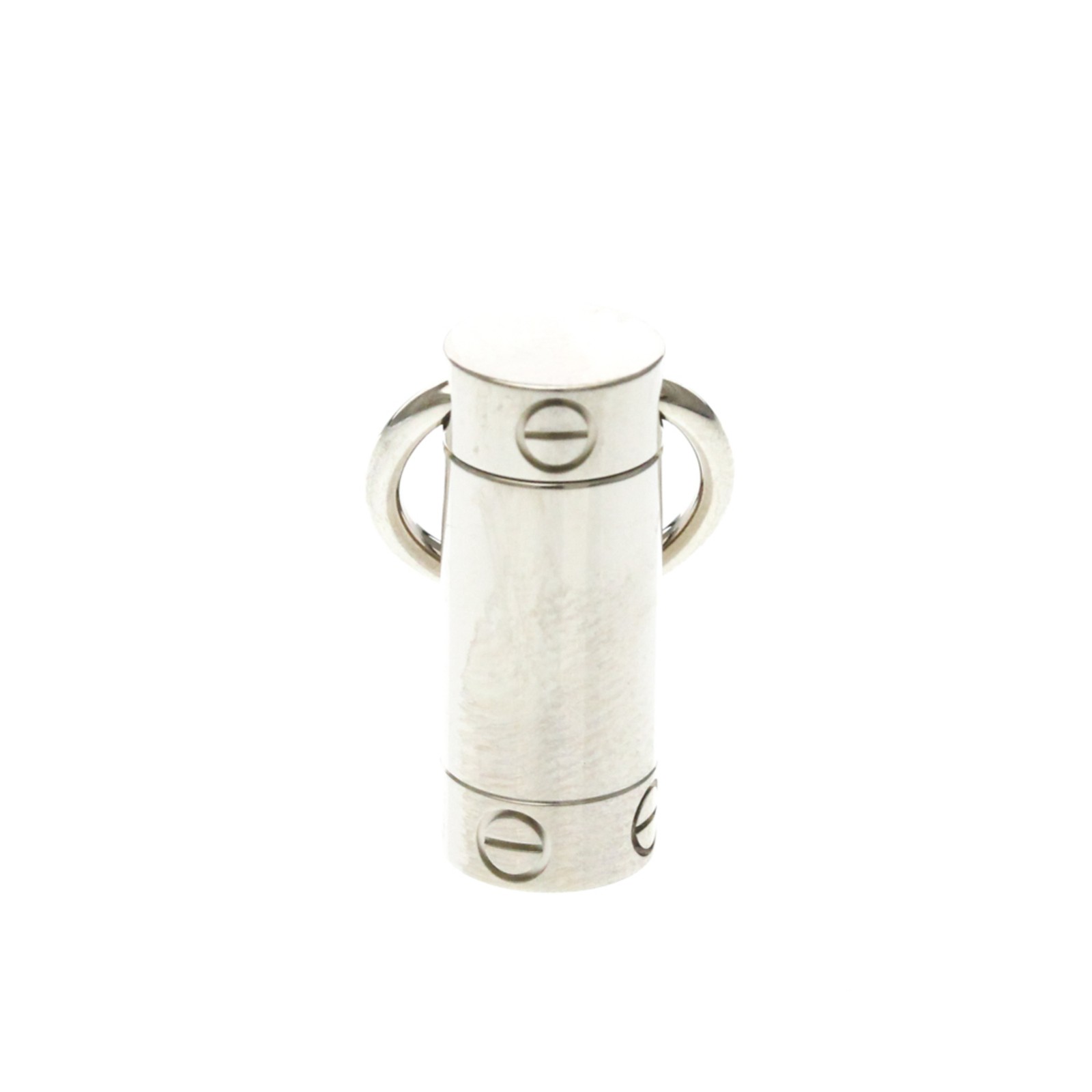 Cartier White Gold (18K) No Stone Necklace Charm Silver Love Screw… BF589975