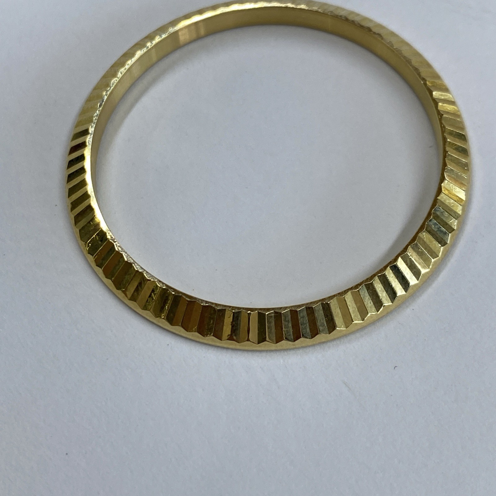 Fluted Bezel For 40MM Rolex President 228238, 228398, 228348 18KT ORIGINAL