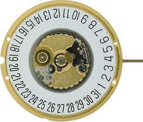 Watch Movement Quartz ETA 955.112 3 Hands Date at 6 Position