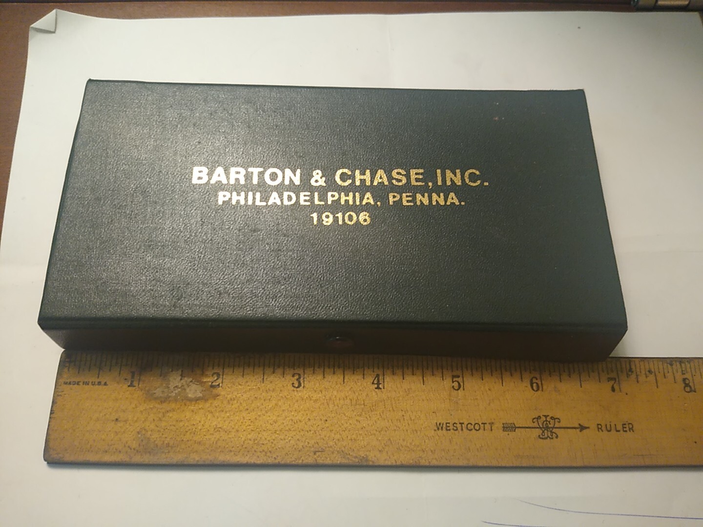 Vintage Barton and Chase 190106 no.2 “A” seal waterproof crowns 2-2.5mm Nice box