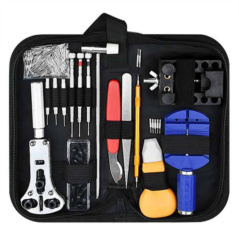 147 Pcs Watch Repair Kit Watchmaker Back Case Remover Opener Link Pin Spring Bar