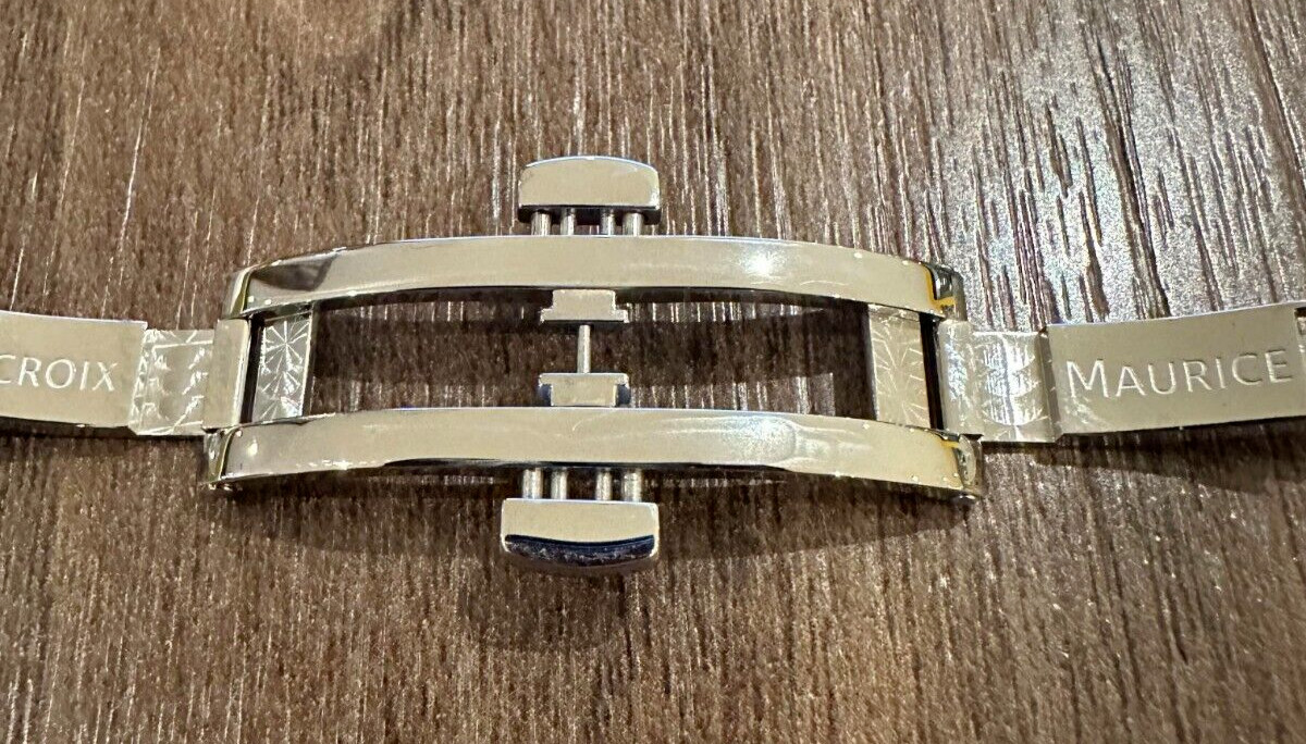 Genuine Oem Maurice Lacroix Steel Deployment Deployant Folding Clasp 6mm Tube
