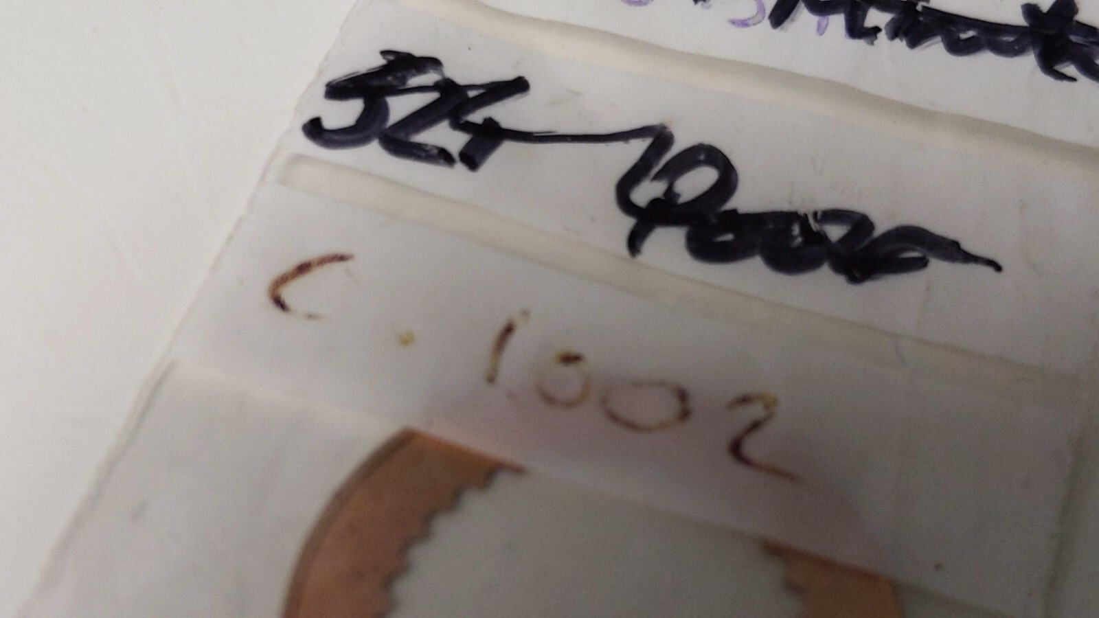Ω Omega Date Disk c 1602, champagne color 25.1mm good condition, pre-owned
