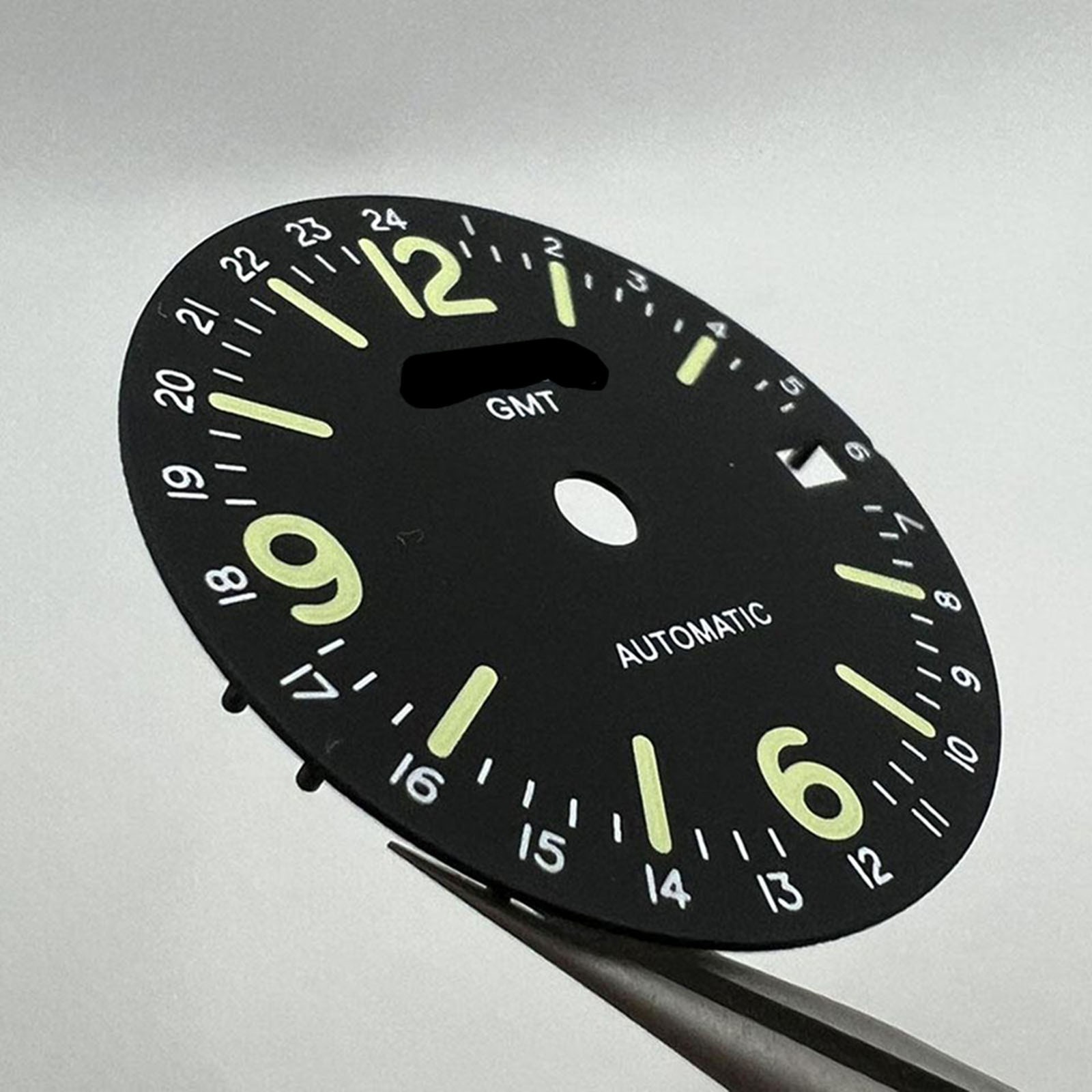 28.5MM Vintage Middle Eastern Watch Dial GMT Model 3 Watch for NH34 Movement
