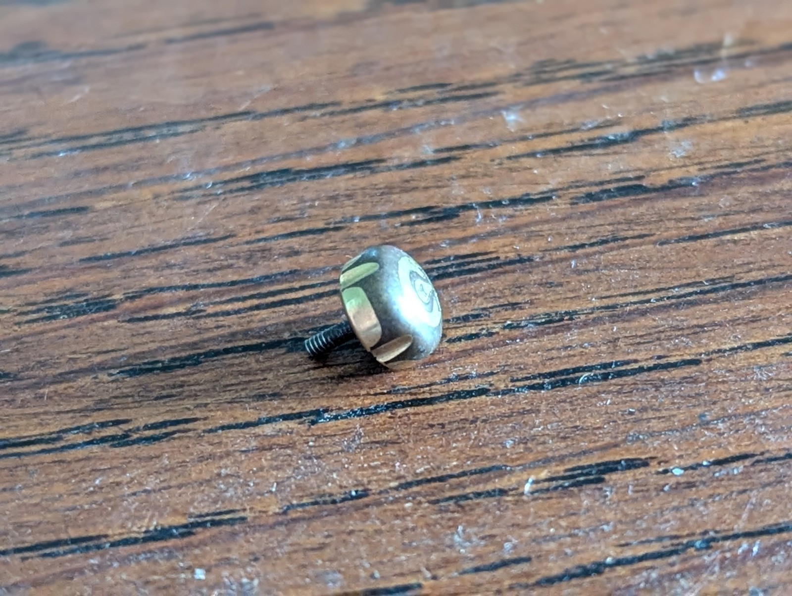 Omega Clover Crown, Heavily Worn, 5.3mm X 2.9mm, Tap 10 #N901