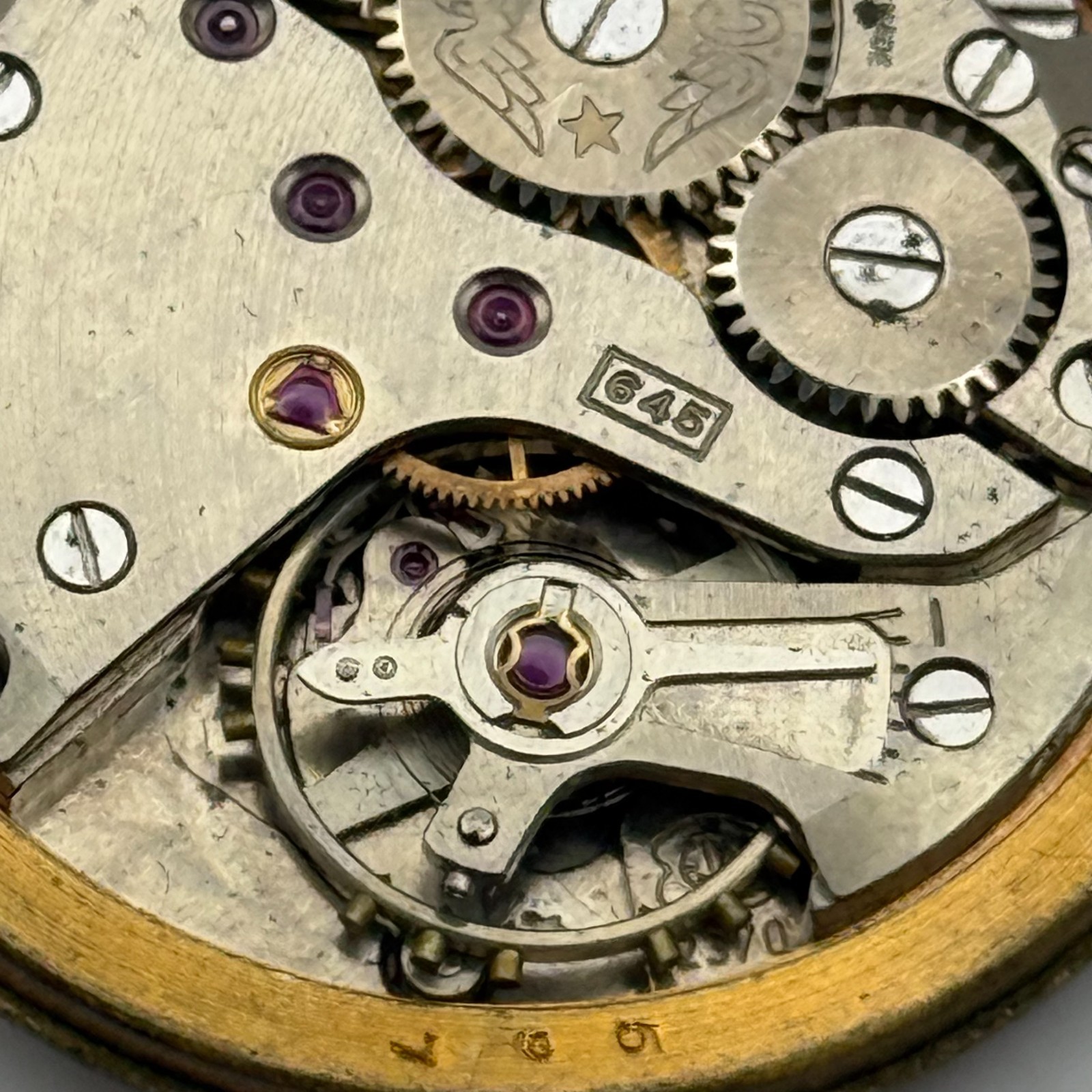 ETA 2370 Watch Movement Rotary Manual Wind Vintage Swiss Parts Repair 31.3mm