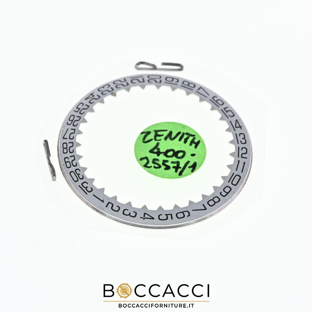 ZENITH 400 Data Disc Grey/Silver Cod. 2557/1 Calib: 3019 PHC, 400 Refer: …