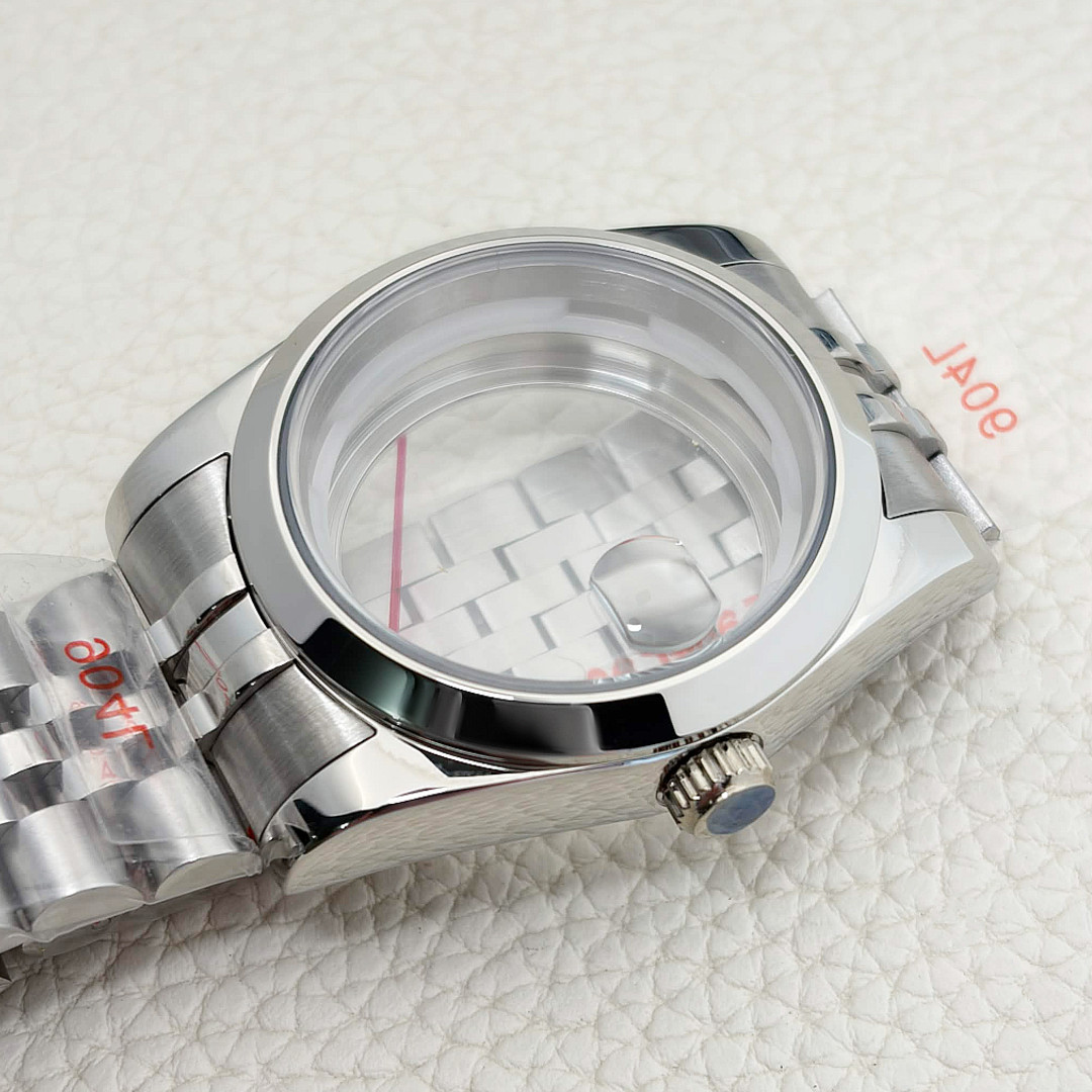 36mm stainless steel Smooth Watch Case Mod For ETA 2824 PT5000 Movement 28.5mm