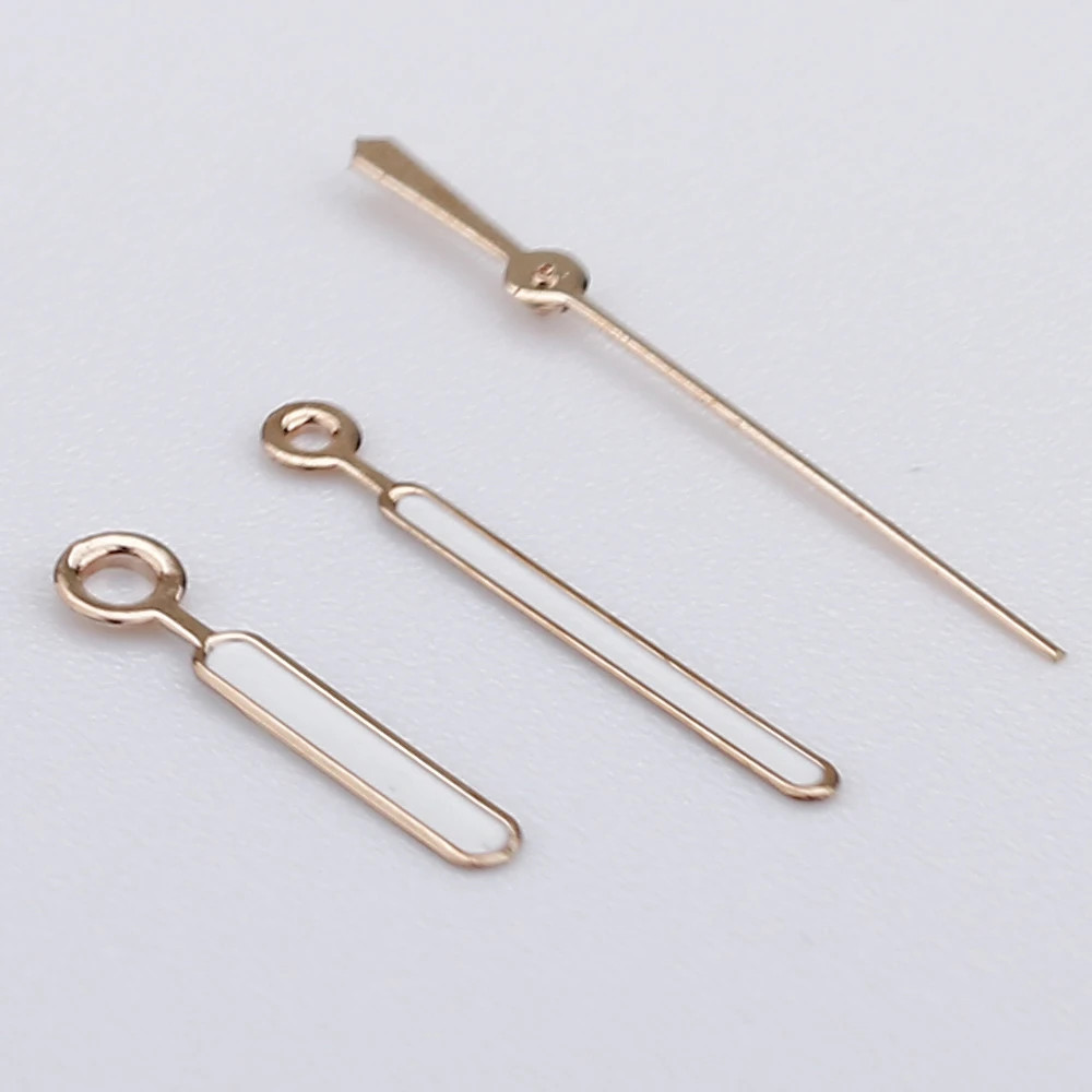 Aiguille NH35 Hands Set Rose Gold Silver Watch Hands Green Luminous for NH34 NH3
