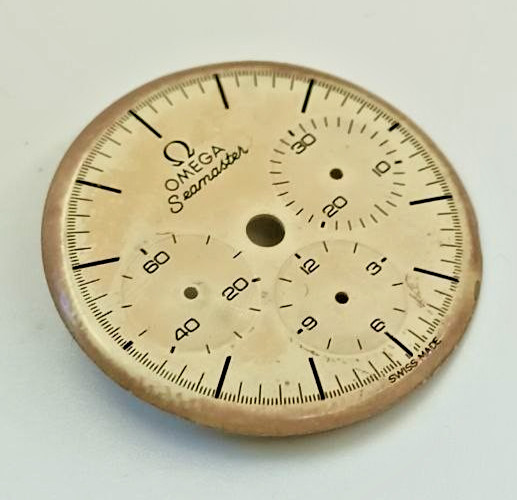 OMEGA SEAMASTER CHRONOGRAPH CALIBER 321 REPAINTED 28.2MM LEMRICH DIAL REPLACE