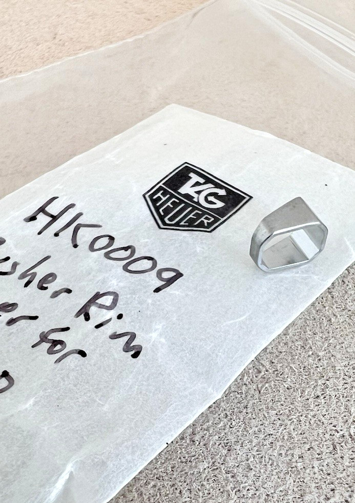 TAG HEUER MONACO CHRONOGRAPH PUSHER RIM COVER NOS REF HK0009 SEALED NEW