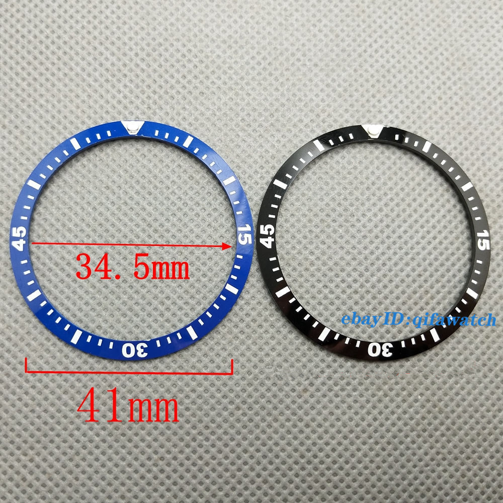 41mm Insert Blue/Black Ceramic Bezel Watch Parts Fit Men’s Watch