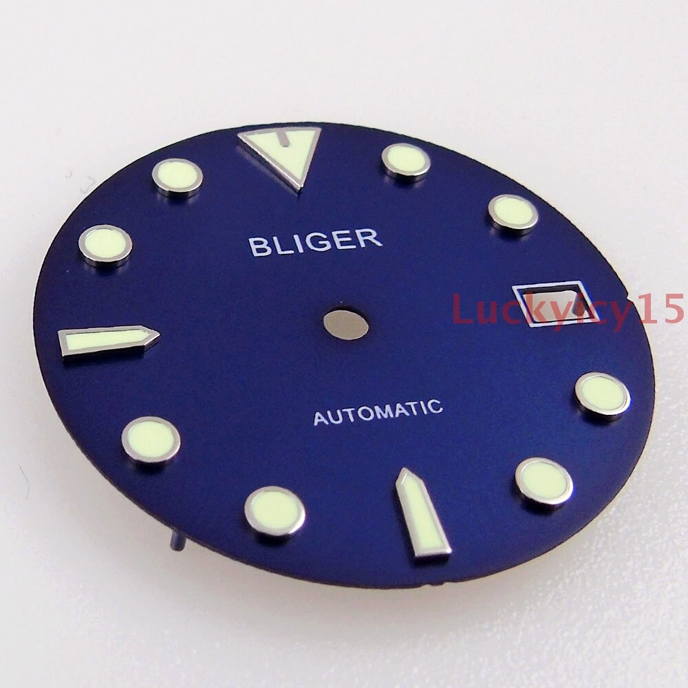 29mm watch dial fit for NH35 Automatic movement date window 3 or 4 o’clcok crown