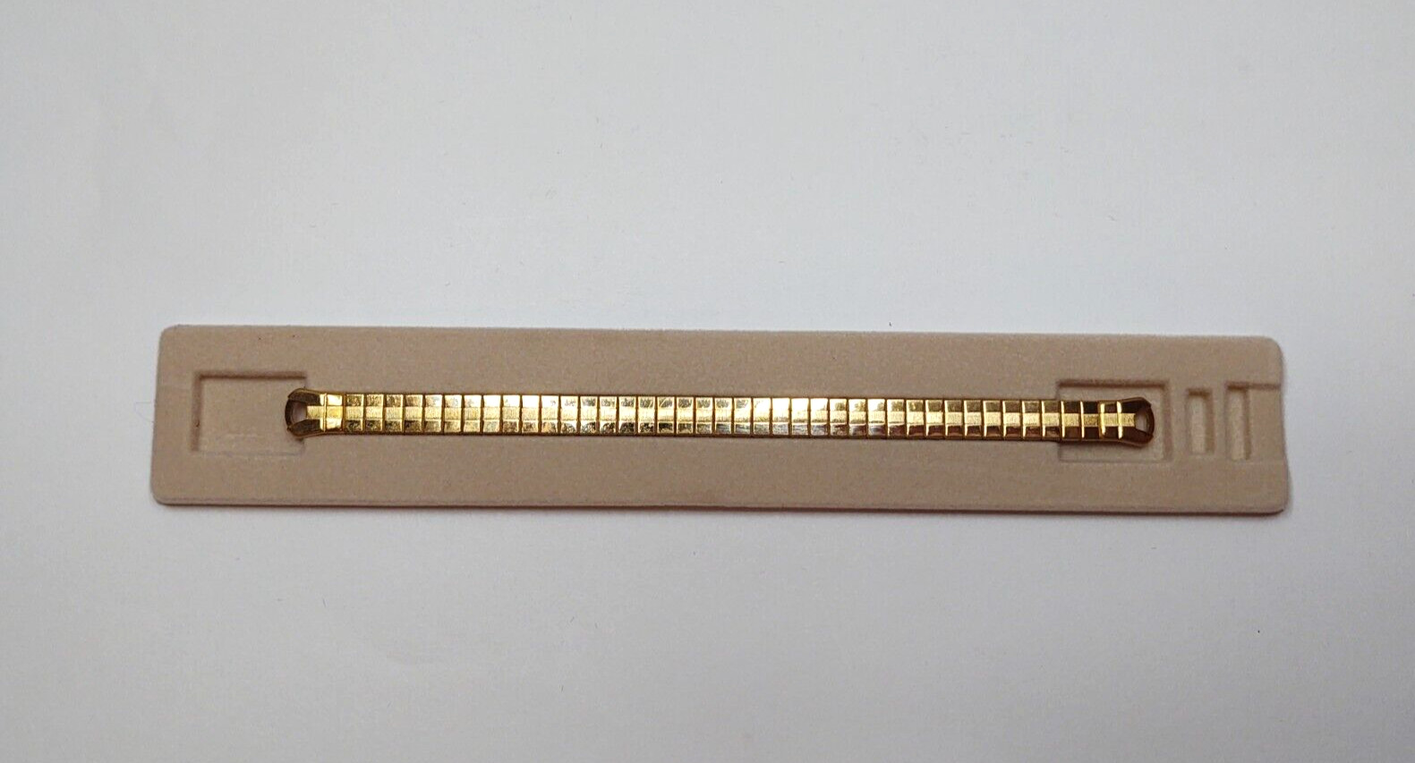 Speidel Twist On Watch Replacement Expansion Band 6 mm Lug Wide 86R Gold tone