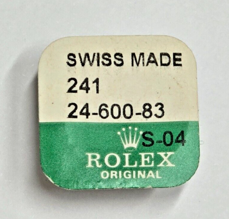ROLEX CROWN ROSE GOLD 24-600-83 NEW GENUINE PART SEALED IN ORIGINAL PACKAGE