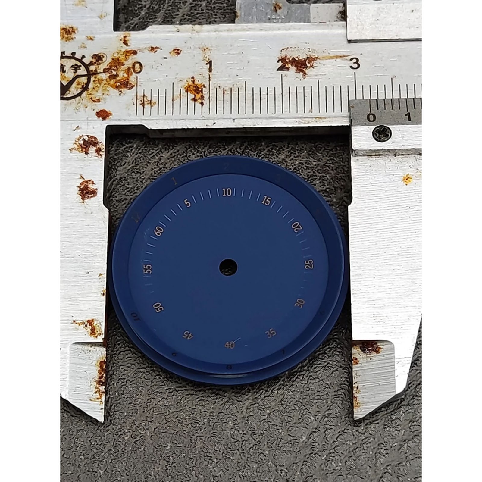 31.8MM Watch Dial No Luminous Water Resistant Literature for NH35 Movement