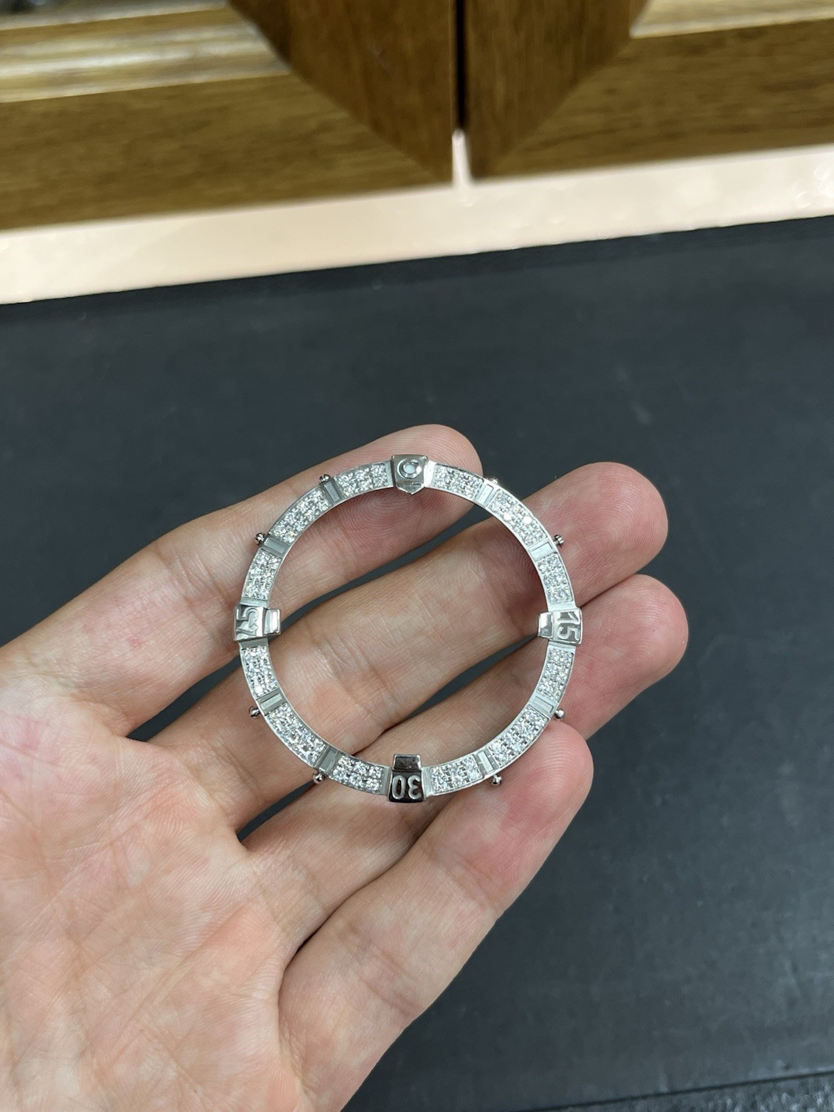 Genuine Breitling Super-Avenger Factory Diamond Bezel