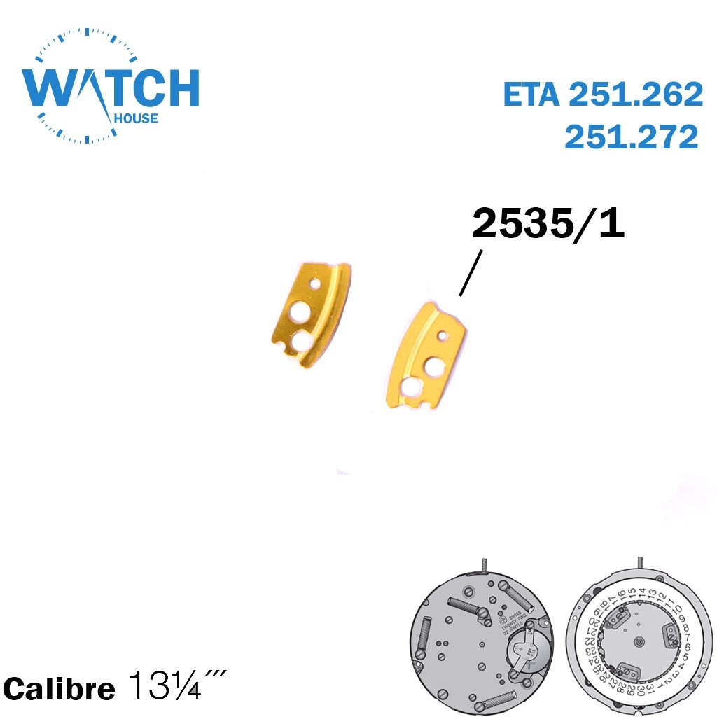 ETA Movement 251.262/272-Date indicator maintaining small plate-Part NO:2535/1