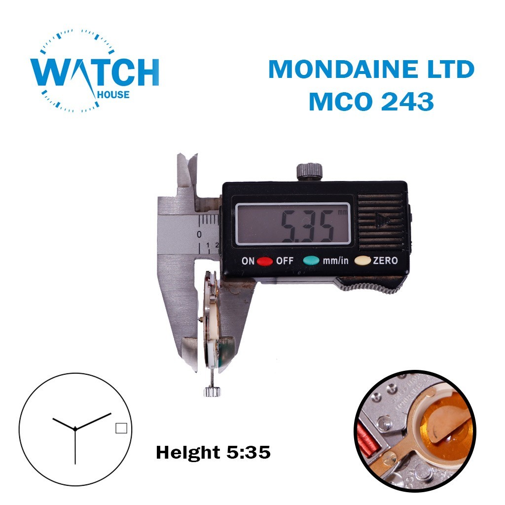 MONDAINE LTD – MCO 243 – SWISS MADE – QUARTZ – Ø 26 MM – NOS