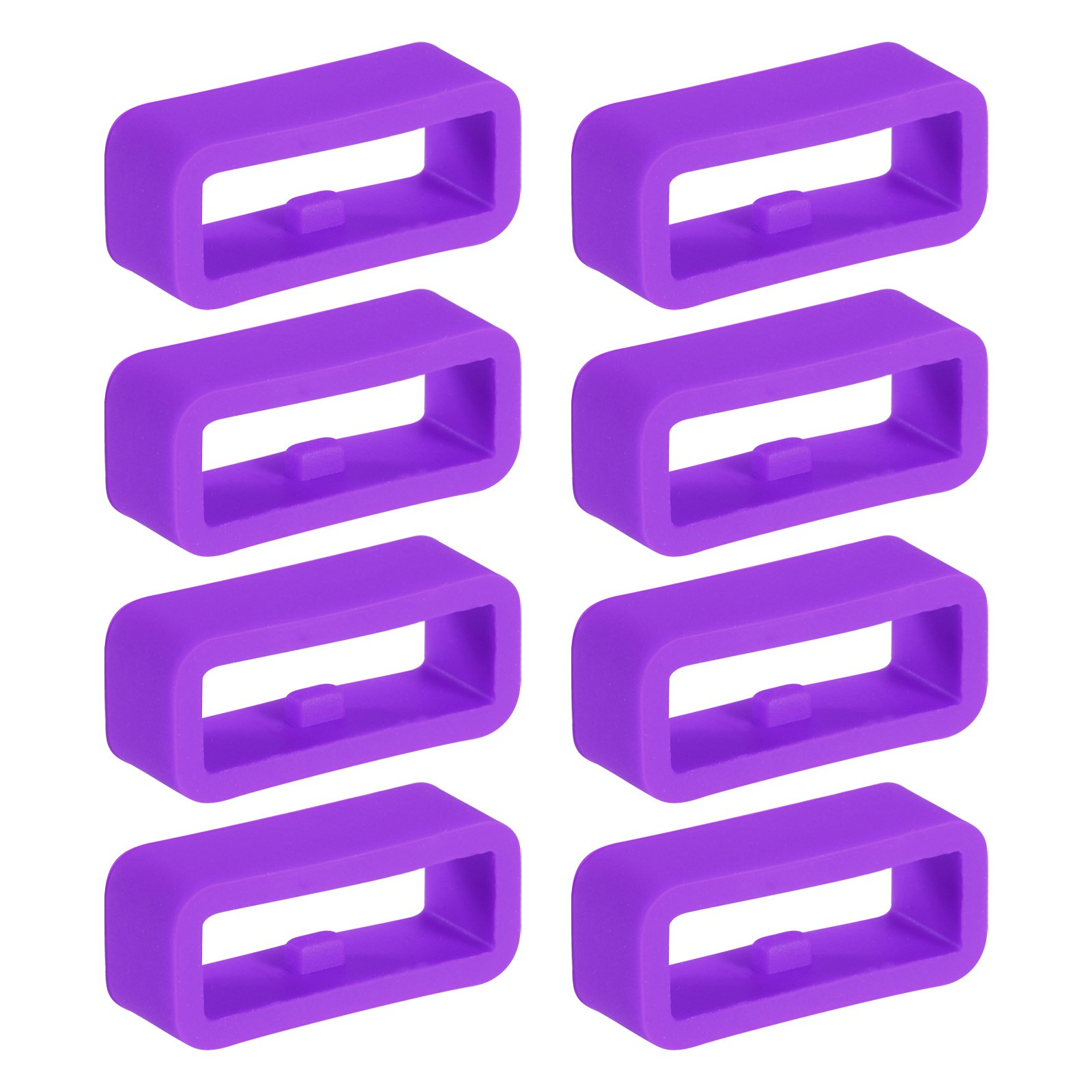 8 Pcs Watch Band Holder Loop, 16mm Universal Watch Replacement Band, Purple