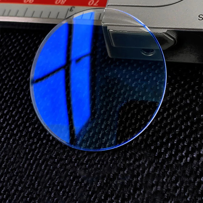 28mm-38.5mm Double Dome 1.2mm AR Blue Coating Watch Crystal Mineral Watch Glass