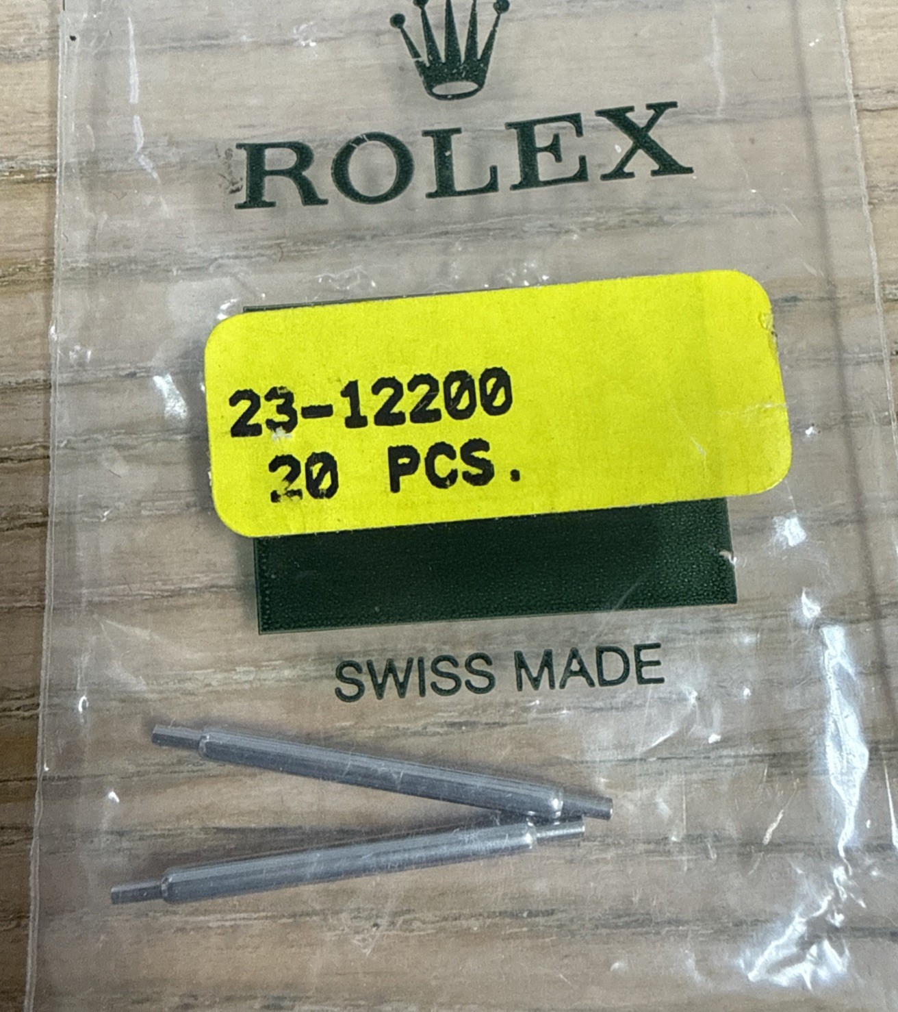 Genuine Rolex GMT Spring Bar 23-12200 width: 2mm, length: 25.7mm, Price For 2 P
