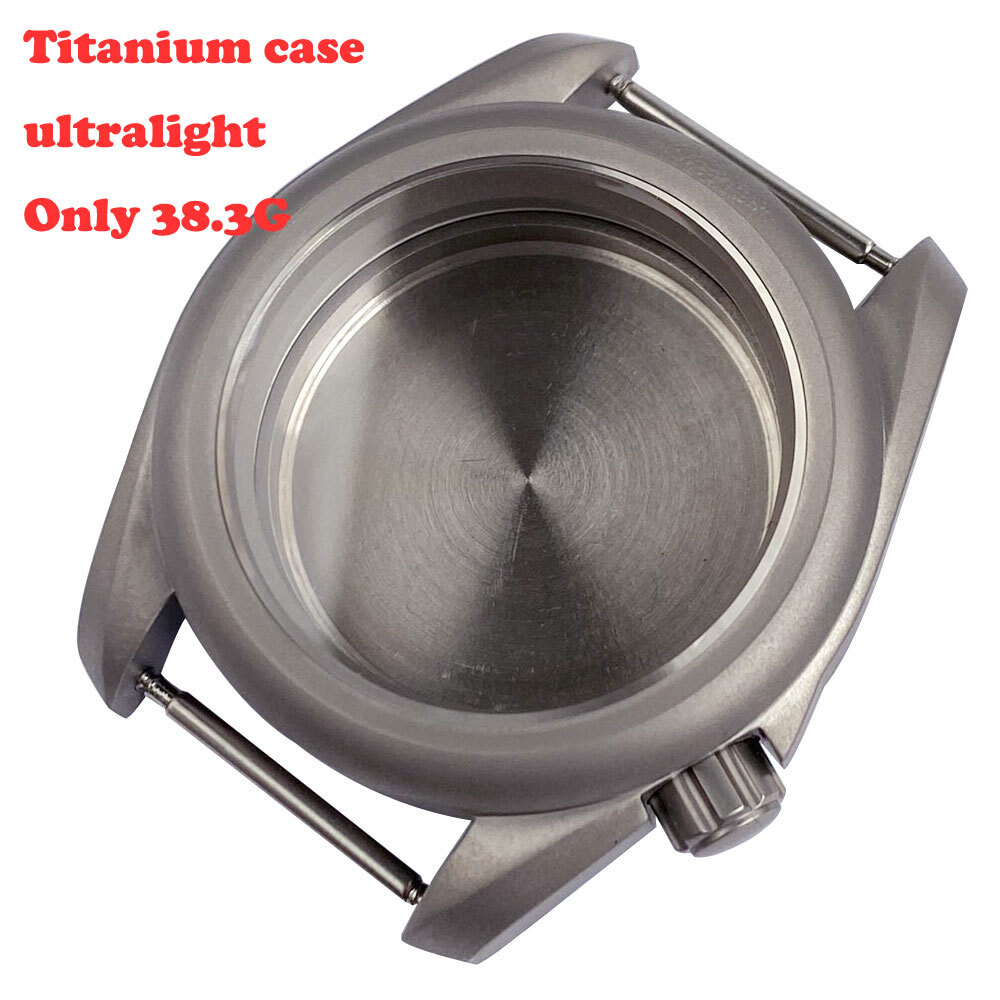 40mm Titanium/Stainless steel Watch Case 20ATM Sapphire For NH35A NH36 ETA2824