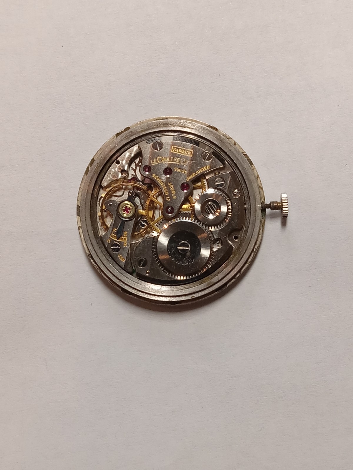 jaeger lecoultre W.movement Mystery Dial With Diamonds Real White Natyral Mens