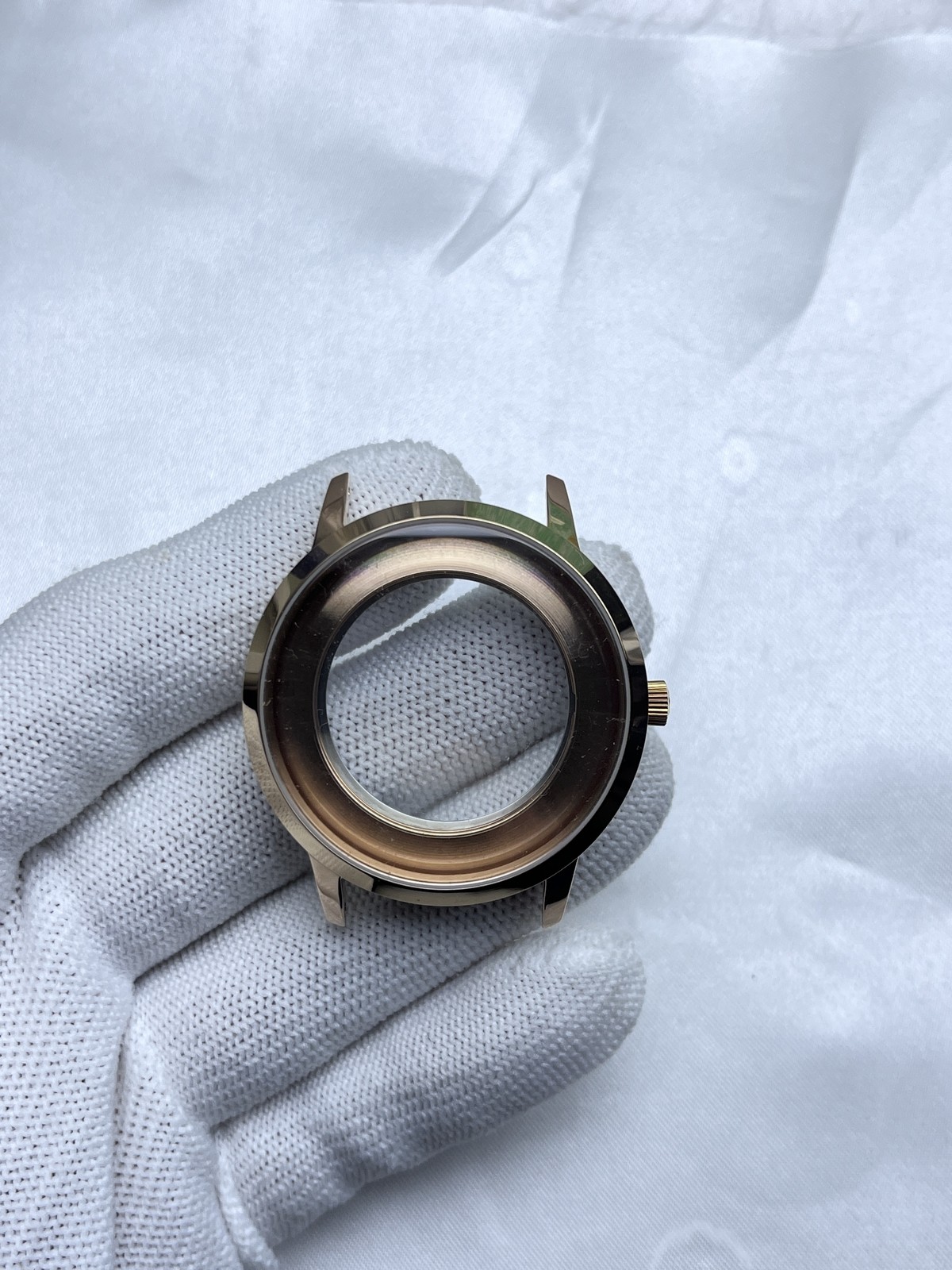 Watch Accessory Sapphire Glass Watch Case Set 40mm for 9015 Movement