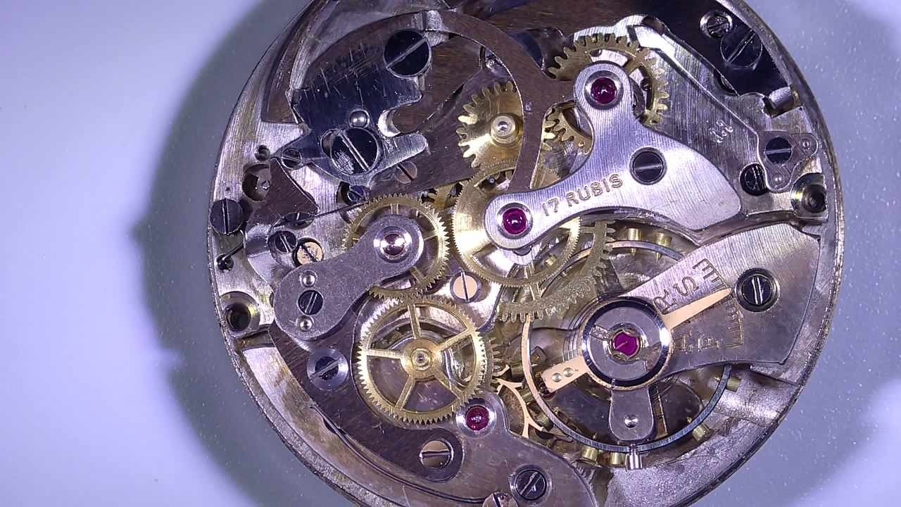 Landeron LANDERON Gray Chrono Movement Stainless Steel Watch Part