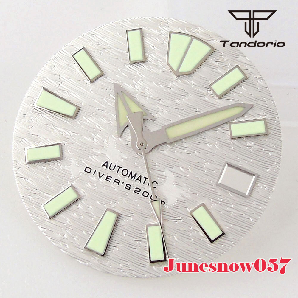 29mm White/Orange/Blue/Green/Black Men’s Watch Dial Lume Fit NH35A NH36A SKX SRP