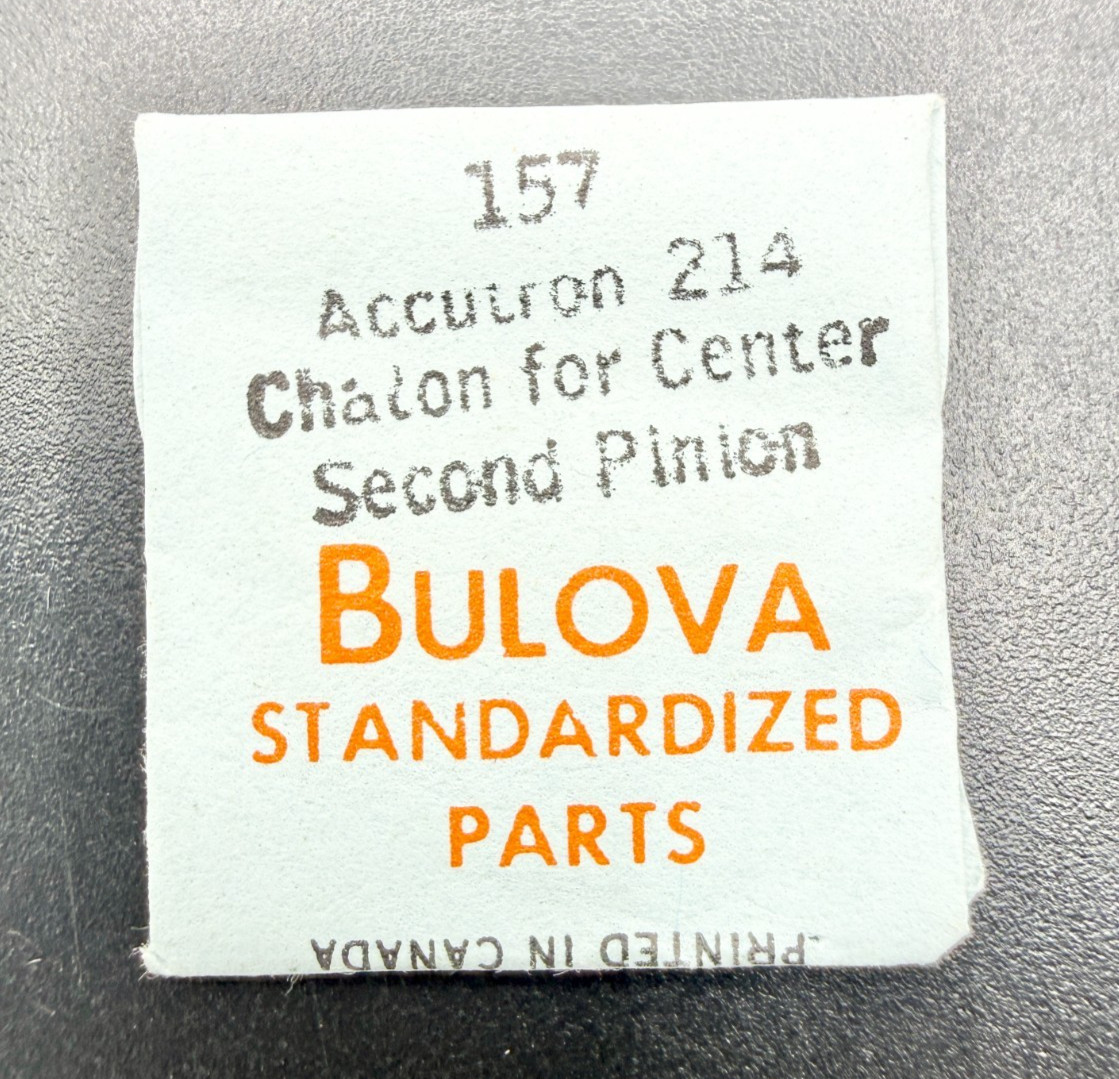 NOS Bulova Accutron 214 Chaton for Center Second Pinion Watch Part