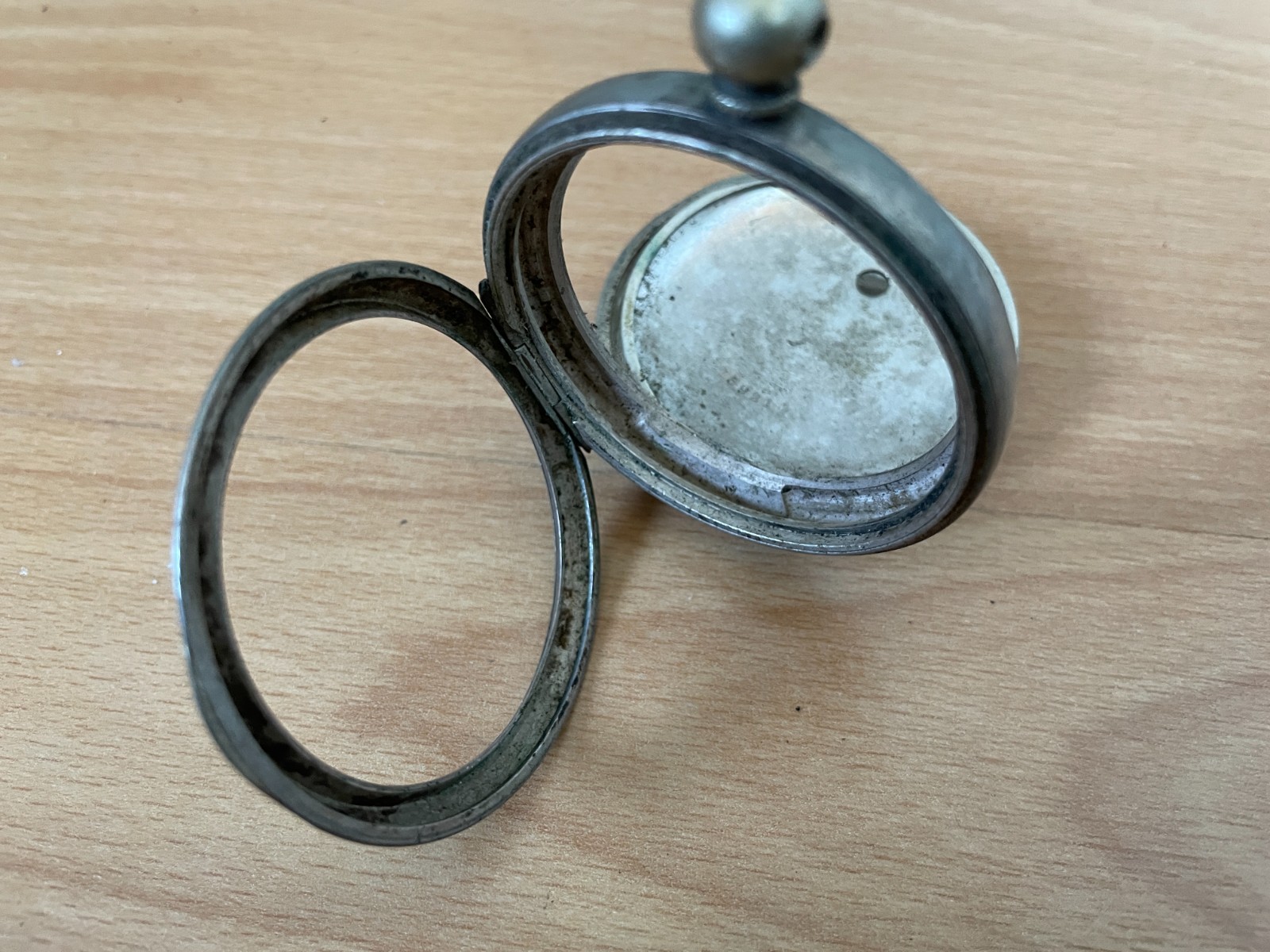 S A Exhibition 1877 Pocket Watch Silver Case P&C Swiss Made