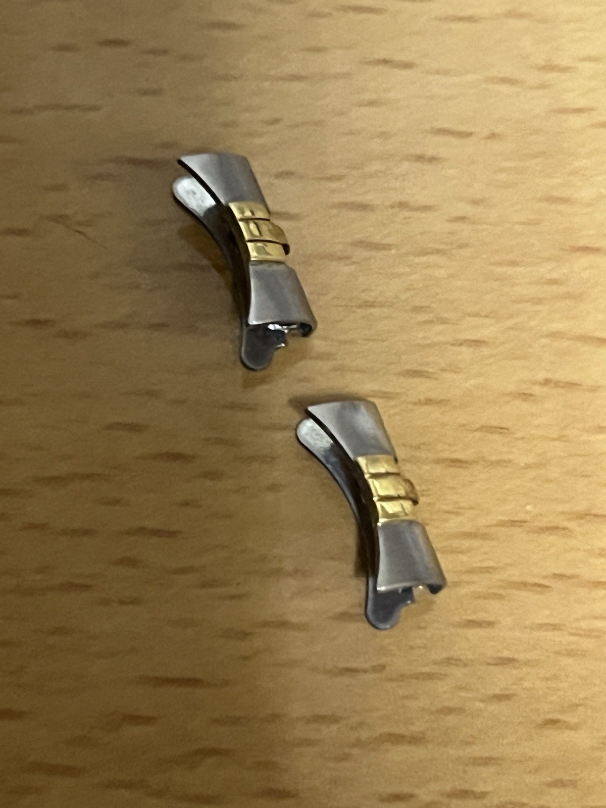 LADIES 18K Solid Gold/SS JUBILEE ENDPIECE FOR ROLEX 13mm 69173 6917 79173 custom