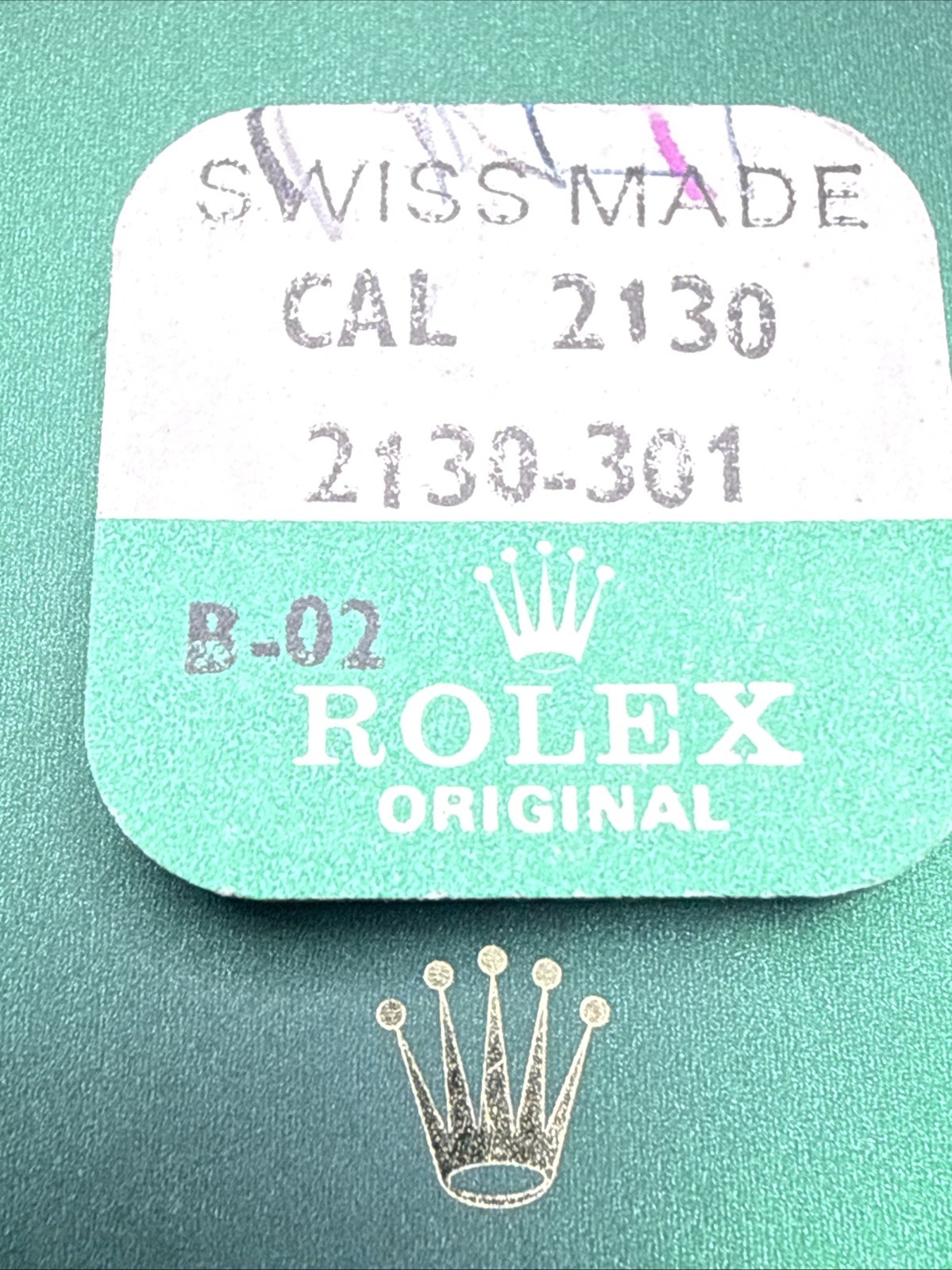 ROLEX-SPRING FOR CLICK-FACTORY SEALED-CAL 2130 PART 2130-301