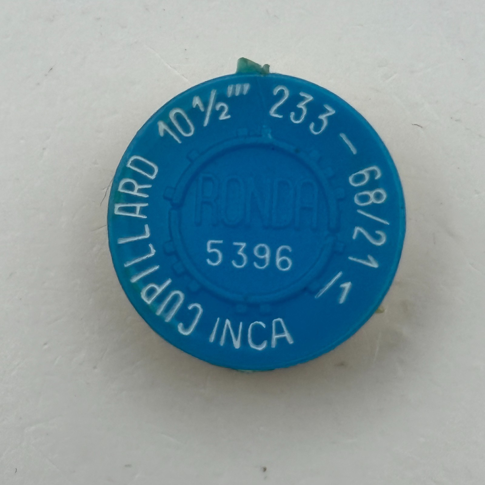 Cupillard 233-68/21 Balance Wheel Complete And Spring 10½’’’ 5396 /1 Watch Parts